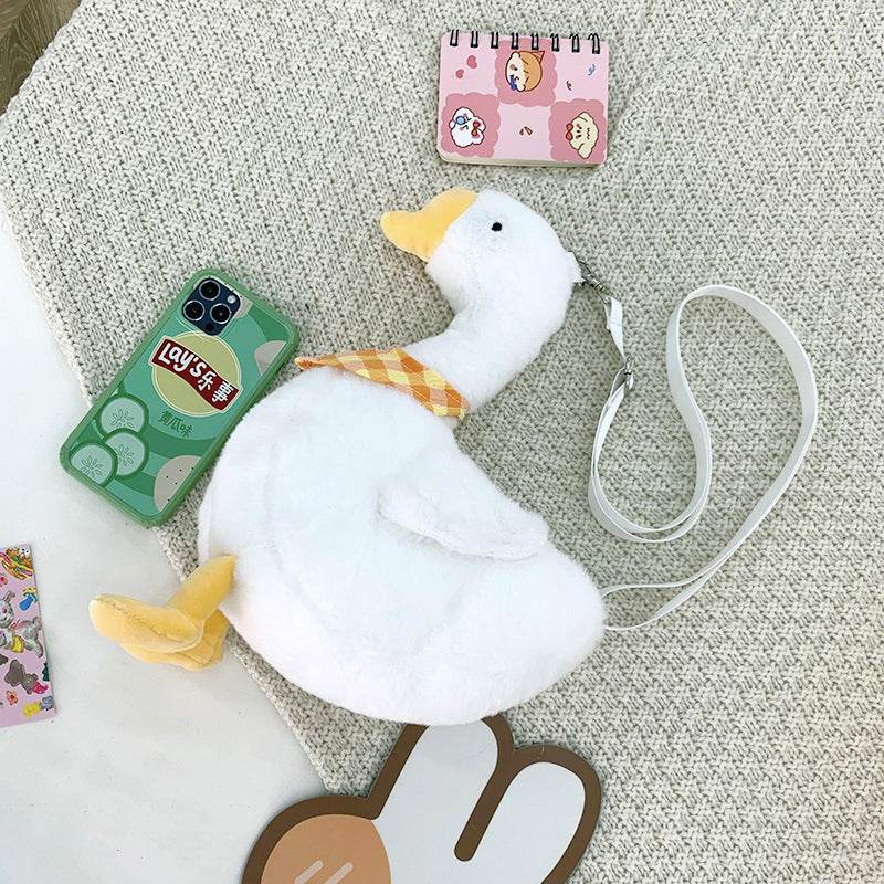 Fashion Personality Female Plush Doll Satchel - Mubimart
