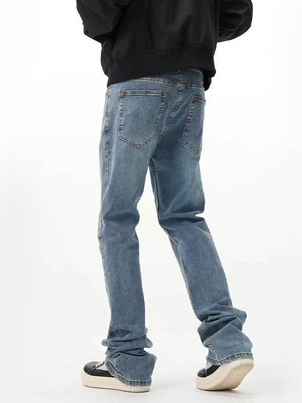 Fashion Personality Straight Fit Jeans Men - Mubimart