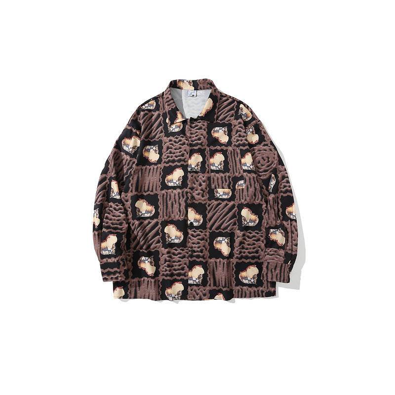 Long-sleeved Shirt Couple Autumn And Winter Shirt Jacket - Mubimart