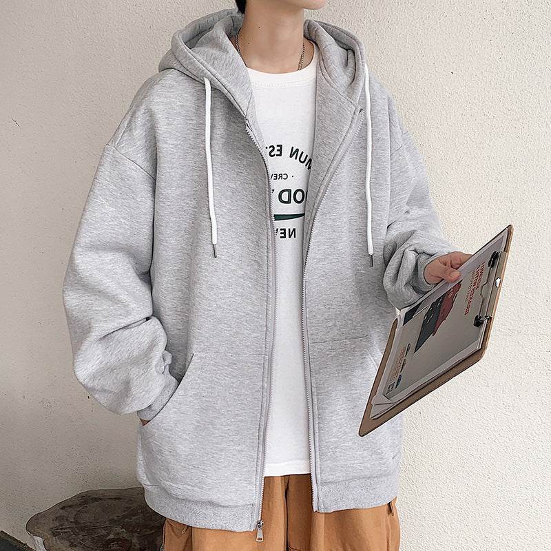 Mens Jackets Hooded Coats Casual Zipper - Mubimart