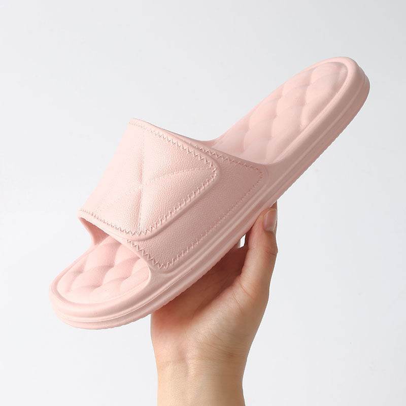 Summer Slippers Plaid Design Bathroom Slippers For Women Shoes - Mubimart