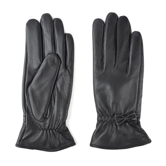 Winter Women's Warm Leather Gloves - Mubimart