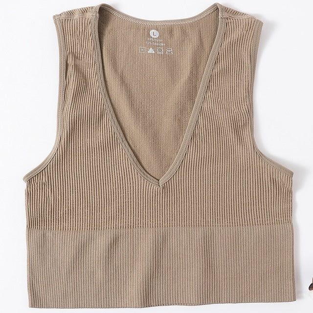 Chic Sexy Camisole Women Tank Crop Top Female Vest - Mubimart -  