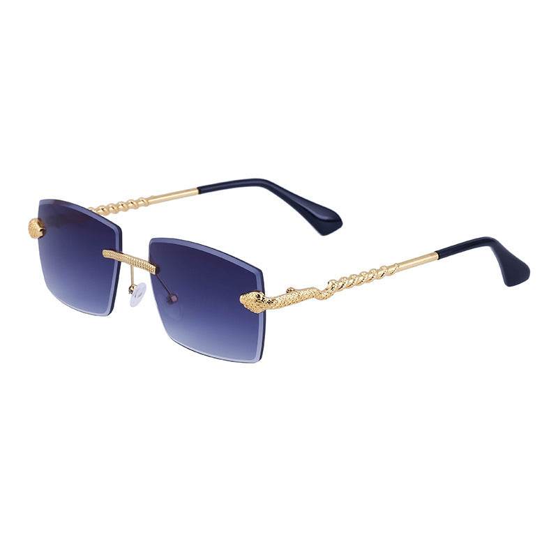 Fashion Rimless Sunglasses For Men - Mubimart