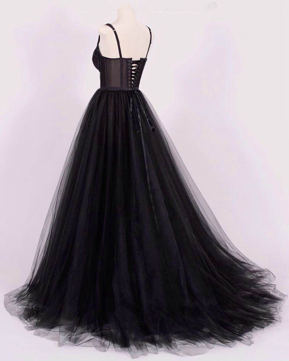 Long Dresses For Women Party Wedding Evening Spaghetti Strap - Mubimart