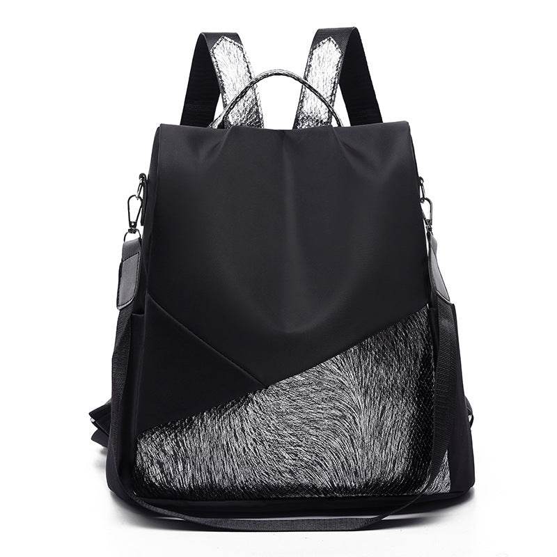 Fashion Stitching Backpack Women - Mubimart