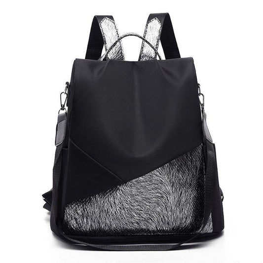Fashion Stitching Backpack Women - Mubimart