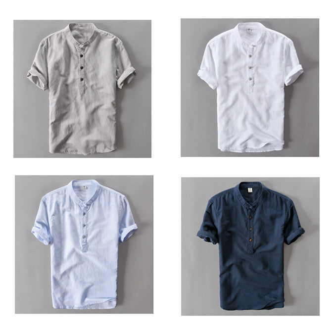 Cotton linen shirt