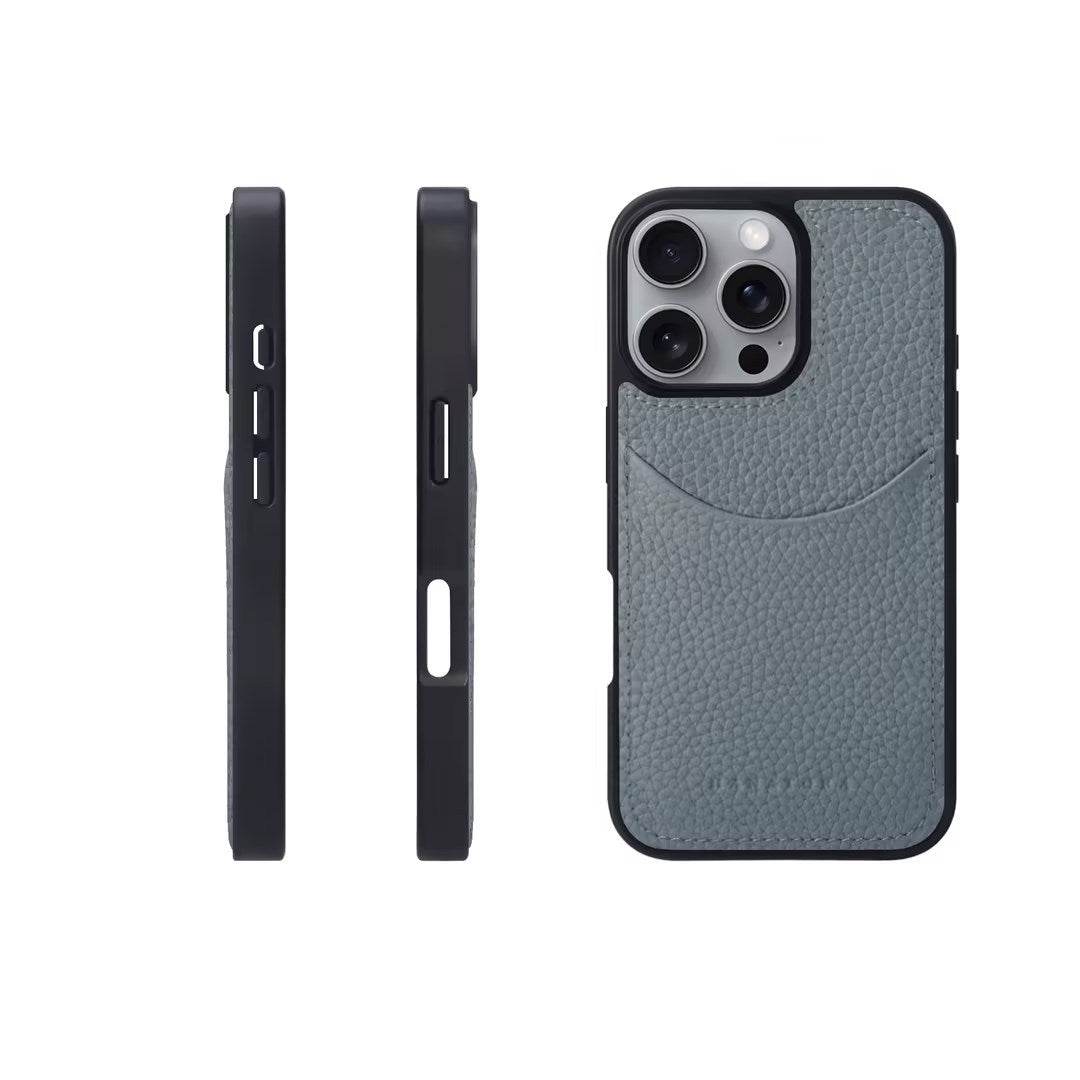 Leather Card Holder Business Phone Case Card Holder - Mubimart