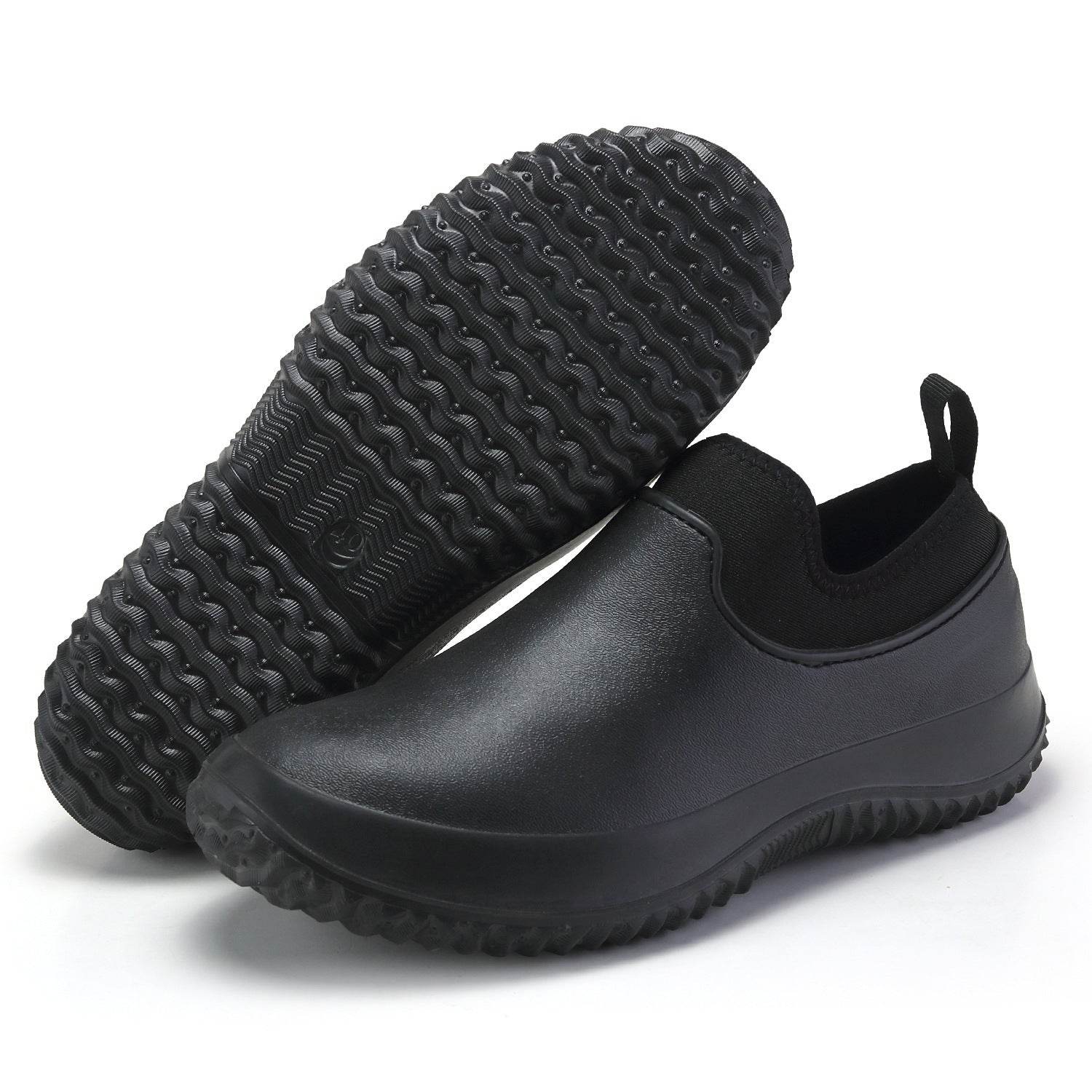 Unisex Winter Mens Rain Boots Warm Snow Boots Non-Slip Men - Mubimart