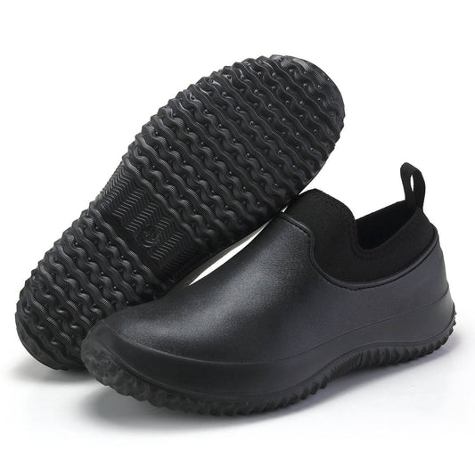 Unisex Winter Mens Rain Boots Warm Snow Boots Non-Slip Men - Mubimart