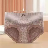 Plus Size Briefs Lace Mid Waist Women Shaping - Mubimart -  