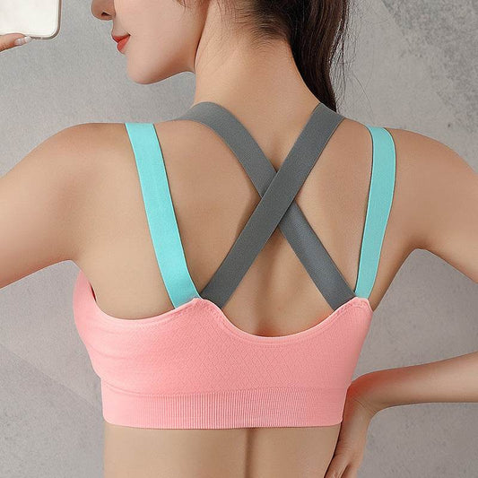 Yoga Running Fitness Sports Bra Women - Mubimart