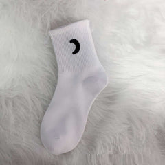 Spring Socks Letters Tube Socks Ins Japanese Pure Cotton Socks Hip Hop European And American Style Athletic Socks - Mubimart -  