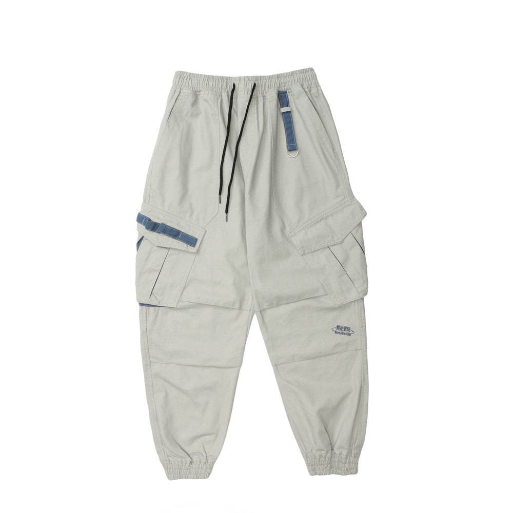 Military Cargo Jogger Pants Men's Fashionable Pocket Pleated - Mubimart