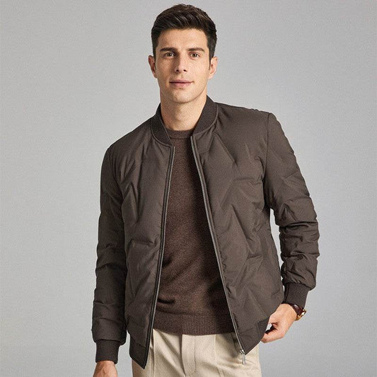 White Duck Down Thickened Warm Korean Style Trendy Winter Men - Mubimart