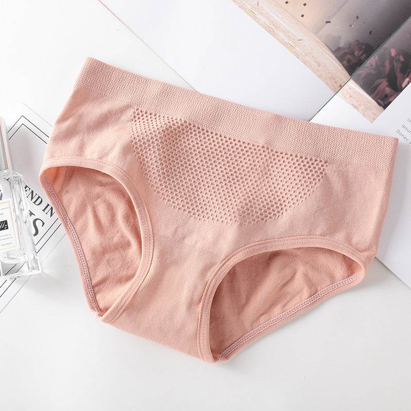 Seamless Mid-rise Cotton Crotch Briefs For Women - Mubimart