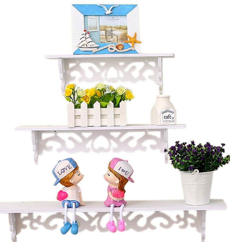 PVC Wall Shelf Punch-free - Mubimart