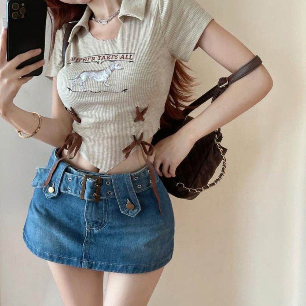 Chinese Short Sleeved T Shirt For Women - Mubimart