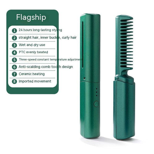 Mini Rechargeable Portable Hair Straightener - Mubimart