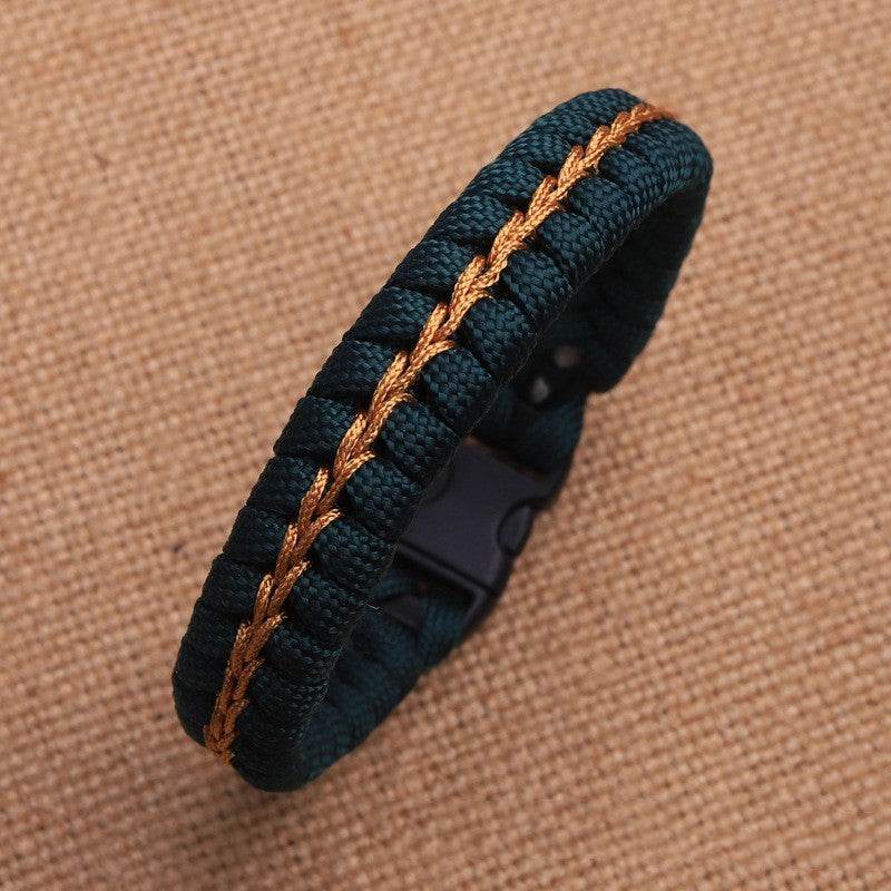Handwoven Outdoor Sports Bracelet For Men - Mubimart