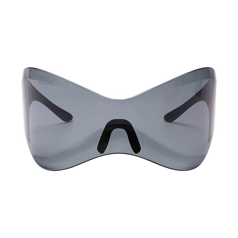 Mens Fashion Personality Mask Type Sunglasses - Mubimart