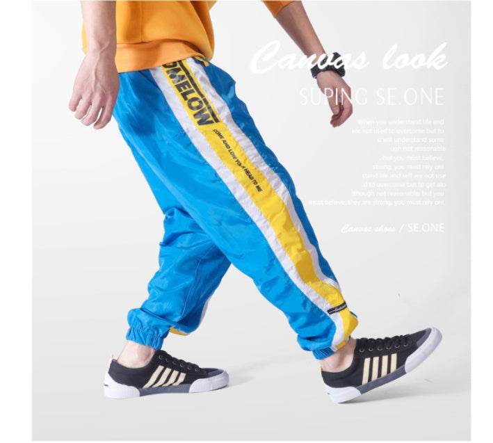 Men's Couple Lace-up Sneakers Flat Bottom Comfort Leisure Cloth Shoes - Mubimart