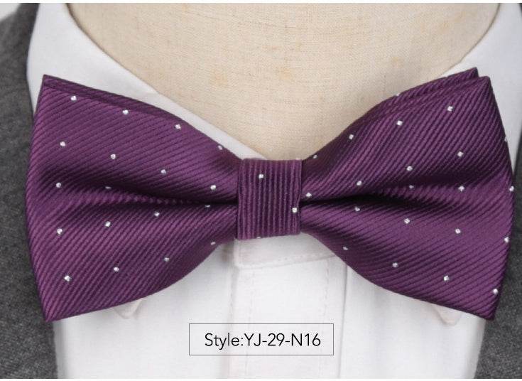 Men's Bow Ties Groom's Groomsmen Highlights - Mubimart