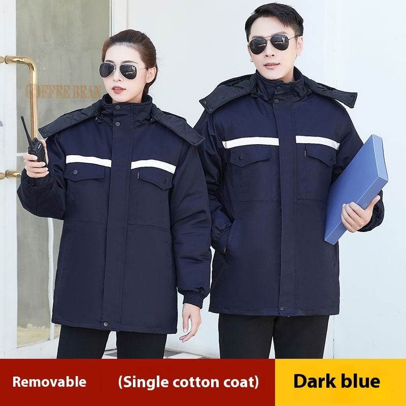 Winter Work Clothes Cotton-padded Coat For Men - Mubimart