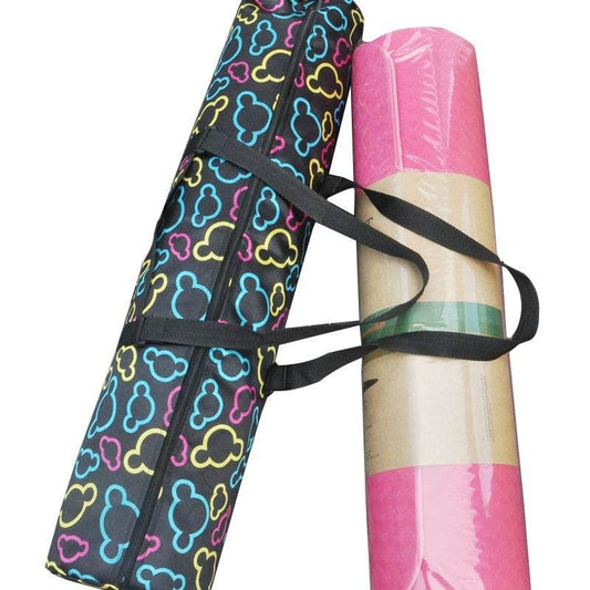 Yoga Mat Backpack Yoga Sack Waterproof Sports Bag Zipper - Mubimart