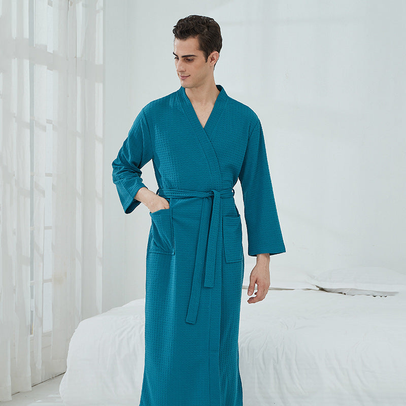 Couple Robes Sleepwear Women Men Loungewear Bathrobe - Mubimart -  