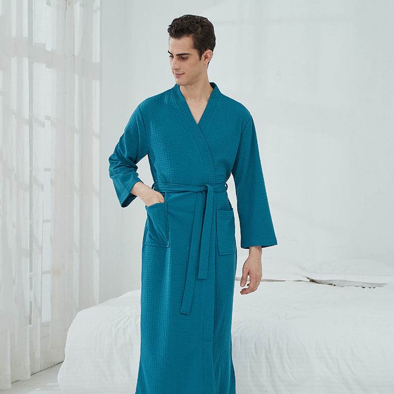 Couple Robes Sleepwear Women Men Loungewear Bathrobe - Mubimart