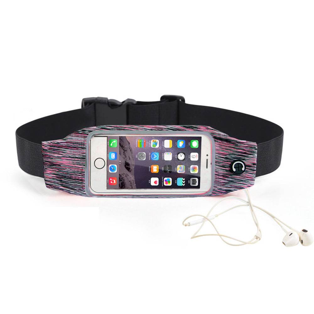 Touch Screen Clear Phone Waist Bag For Running Sports Fanny Pack - Mubimart