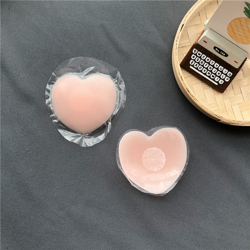 Reusable Self Adhesive Silicone Lift Up Breast Nipple Cover Bra Pad Invisible Breast Petals For Party Dress - Mubimart -  