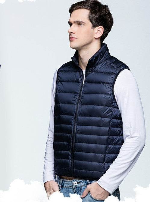 Men's Casual Fashion Simple Loose Cotton Vest Vest Men - Mubimart