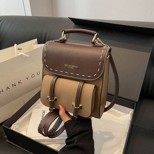 Retro Style Fashionable Backpack Casual Women - Mubimart