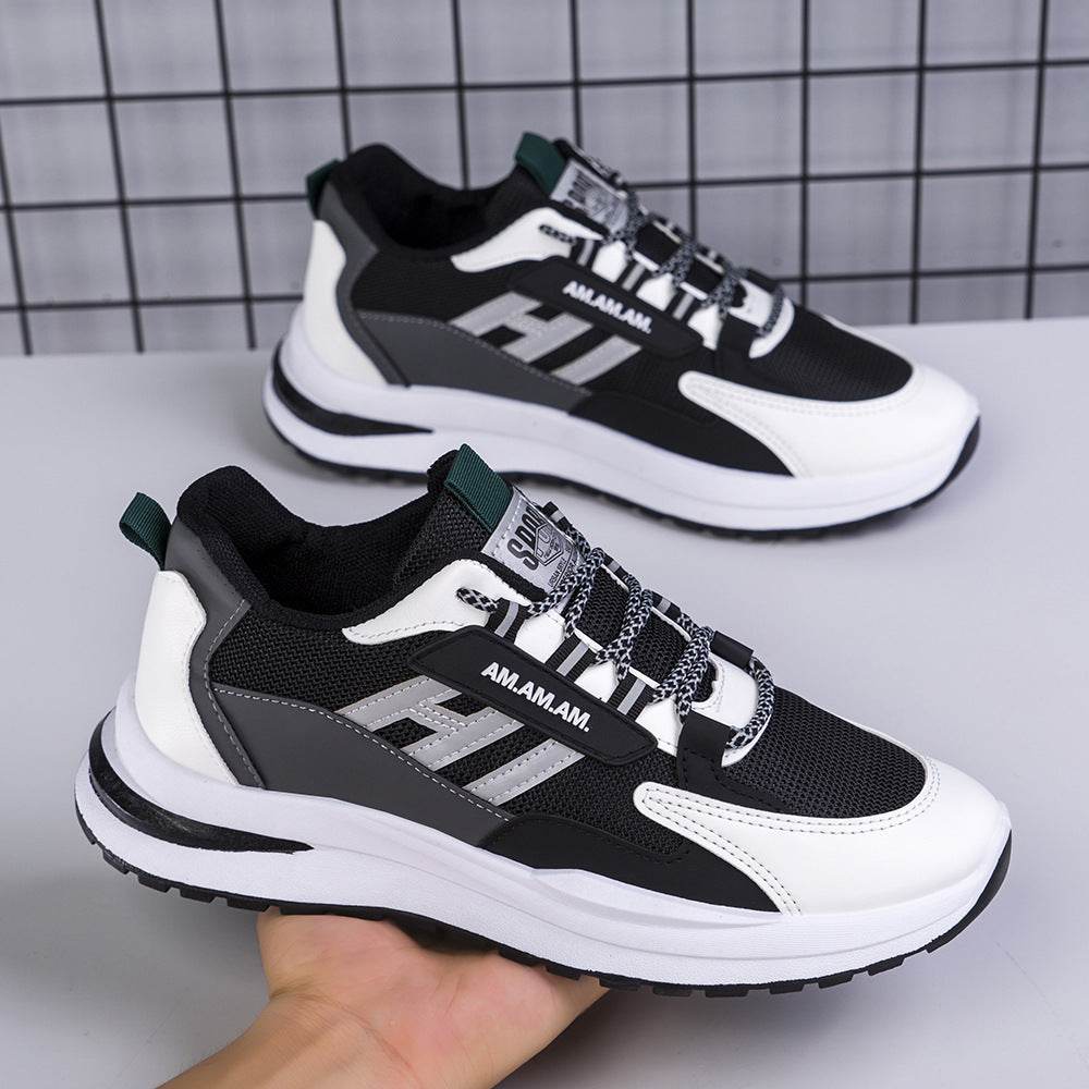 Men Sneakers White Sports Shoes Running Walking - Mubimart