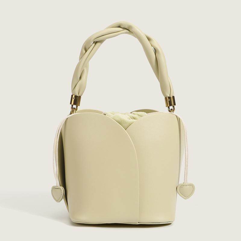 Style Fashion Women Bag In Handbags Genuine Leather Tote Sling Shoulder Ladies Handbag Luxury Flowers Design Bucket Bags - Mubimart