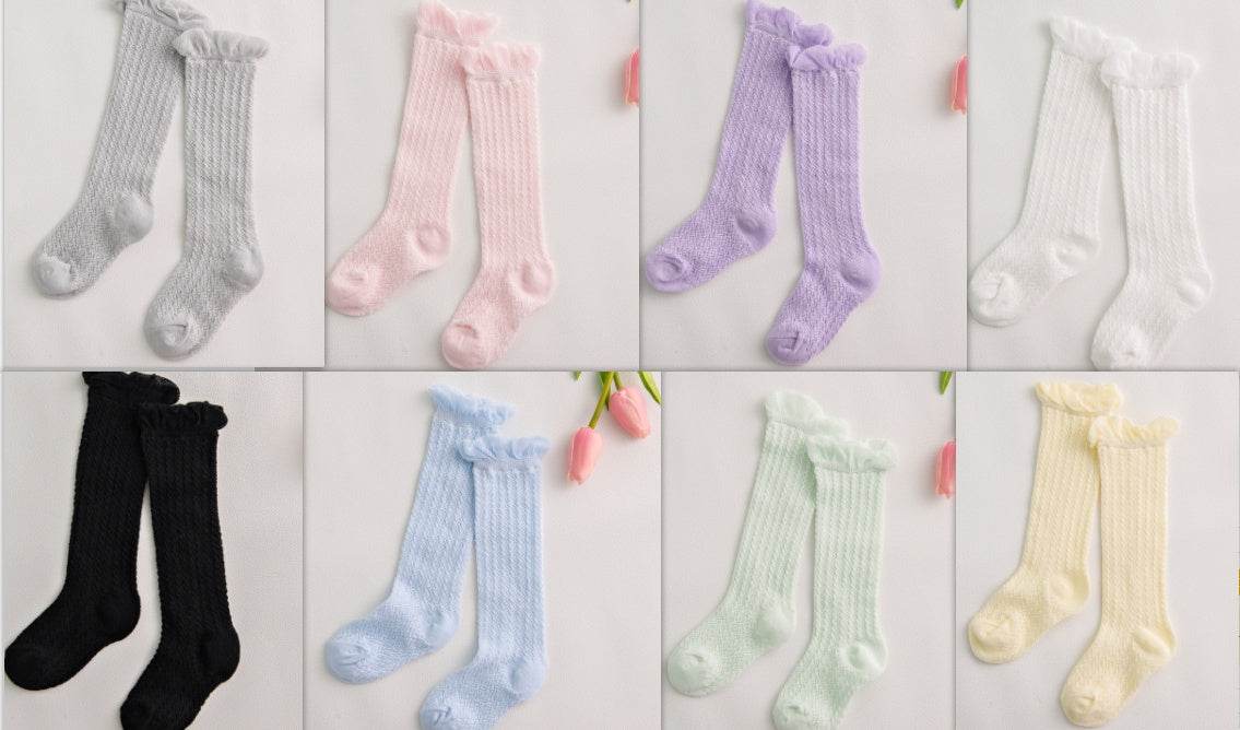 Mesh breathable over the knee mosquito socks - Mubimart