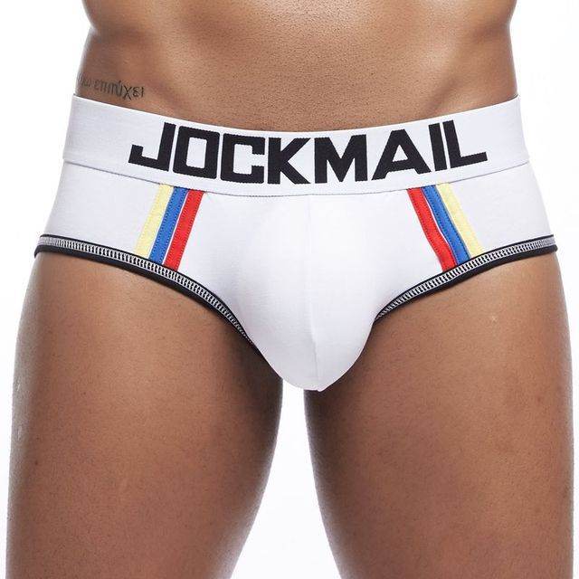 Men Underwear Briefs U Convex Big Pouch Jockstrap - Mubimart