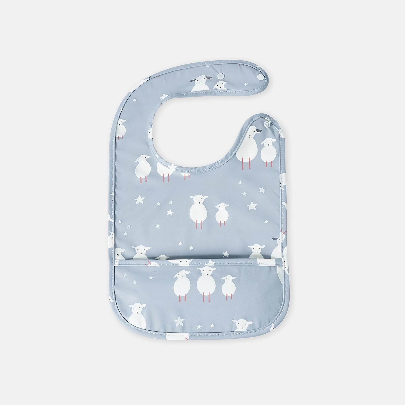 Waterproof Snap Fastener Bib Eating Saliva Towel Child Bib Overclothes - Mubimart