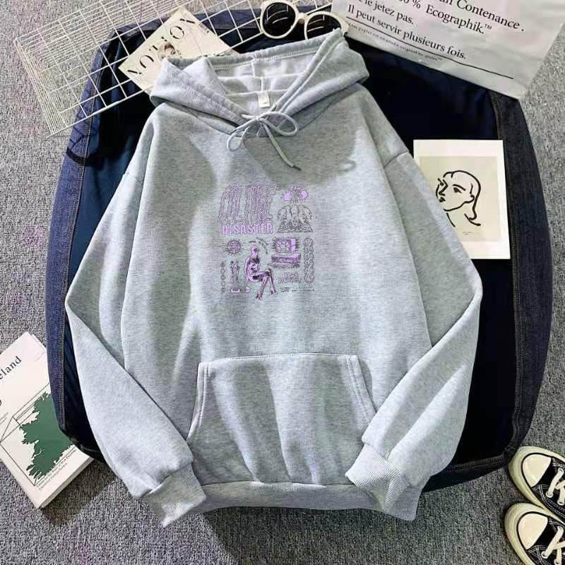 Women's Velvet Thickened Loose Hoodies Sweatshirt - Mubimart