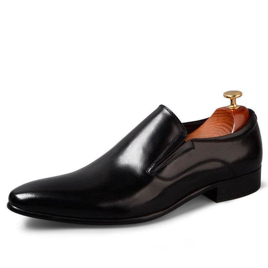 British Pointed Oxford Men's Shoes - Mubimart