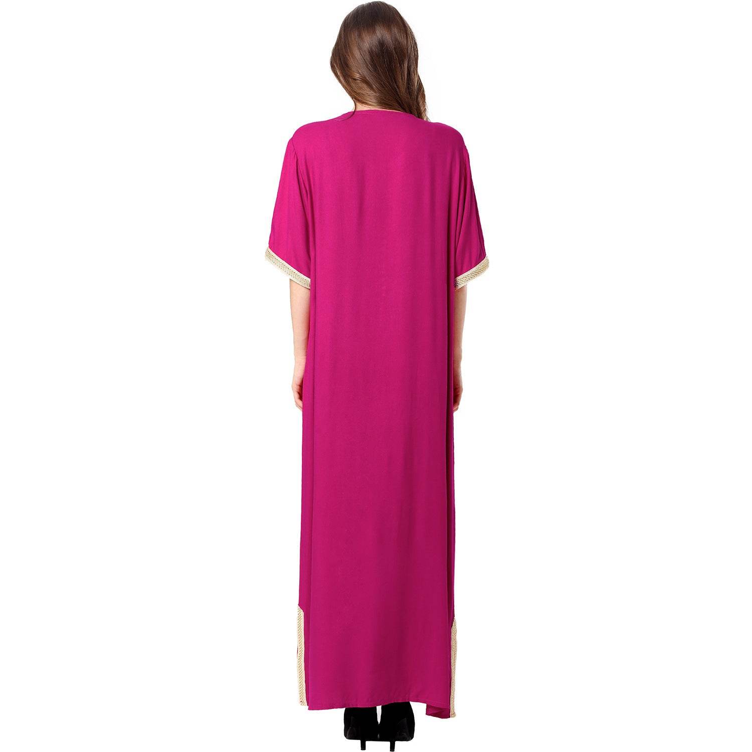 Muslim Women Middle East Arab Robe Long Skirt Dress - Mubimart