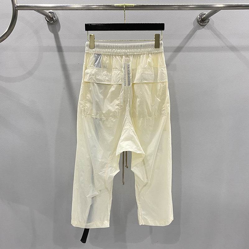 Loose Fitting Harlan Casual Summer Capris - Mubimart