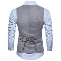 Men's British Slim Suit Professional Vest