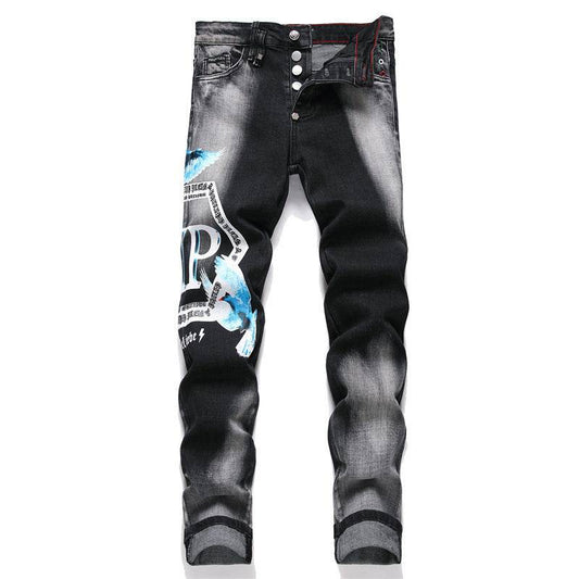 Men's Slim-fit Stretch Skinny Jeans - Mubimart