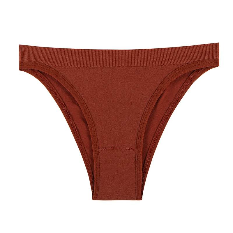 Women Panties Seamless Briefs Female Underwear Low Rise Unde - Mubimart