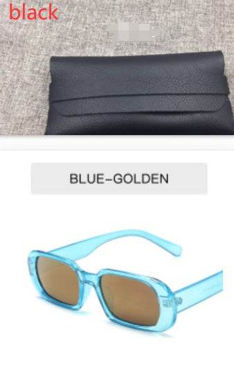 Retro Small Frame Sunglasses Female Candy Color Colorful Fashion Sunglasses - Mubimart