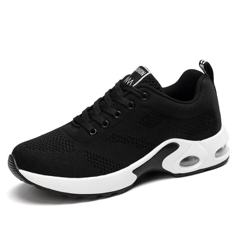 Dense Mesh Flyknit All-matching Comfortable Casual Women Sneaker - Mubimart